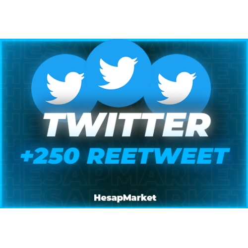  TWİTTER 250 RETWEET